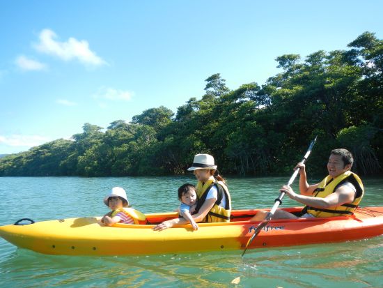 貸切マングローブカヤックツアー　1組限定！完全プライべートツアーでマングローブ林も探検！1名様や0歳からも参加OK＜島内ホテル送迎選択可＞By ニコラスツアーズ