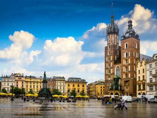 世界遺産クラクフ旧市街　半日ウォーキングツアー＜貸切／4時間／日本語ガイド／クラクフ発＞