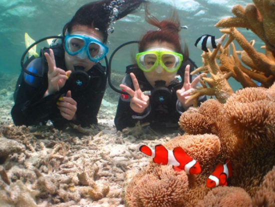 体験ダイビング 少人数で安全丁寧な講習！＜ボート／1ダイブ＞by オーシャンズ石垣島