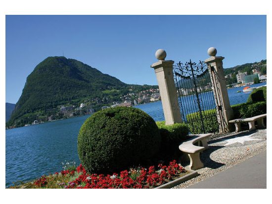 イタリアからスイスのガンドリア＆ルガーノ湖畔1日観光ツアー　遊覧船乗船とスイスの美しい村10選に選ばれた村散策＜日本語アシスタント／ミラノ発＞