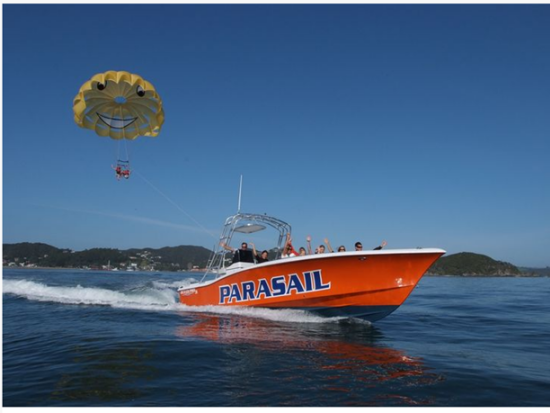 パラセーリング　ベイオブアイランズで空中散歩を満喫！