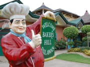 Baker's Hill signage of chef with toque palawan