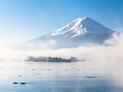 Mt Fuji Lake Kawaguchi cropped