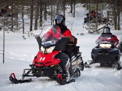 Snowmobile excursion, safari, Lapland