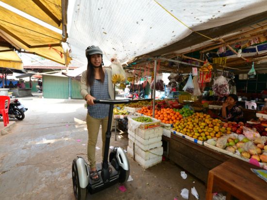 シェムリアップセグウェイツアー　ひと味違うシェムリアップ観光　インストラクターによる講習付きで初心者も安心！＜日本語インストラクター＞