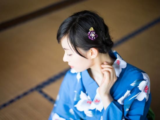 Girl in yukata cropped