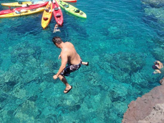 ケアウホウ湾　シーカヤック＆シュノーケリングツアー ＜英語ガイド／軽食付き＞by オーシャンサファリ・カヤック