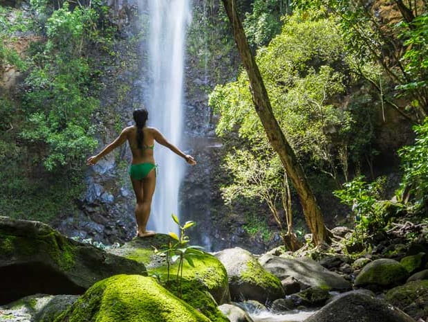 best waterfall hike in kauai