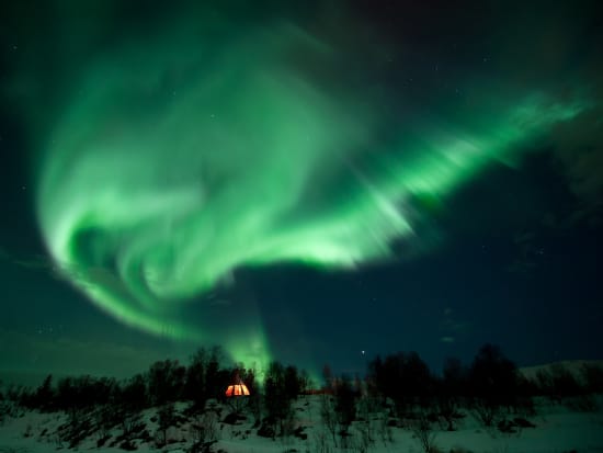 aurora borealis, northern lights, tromso, norway