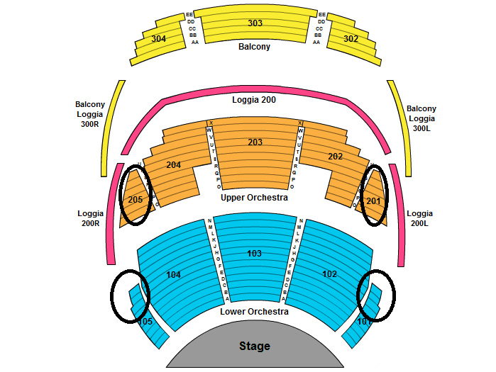 Bellagio O Show Seating Chart