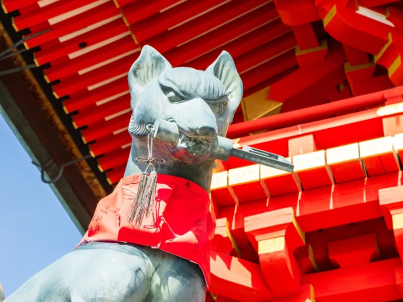 Fushimi Inari foxes