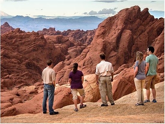 ピンクジープで行く　バレーオブファイヤー州立公園 観光ツアー ＜昼食付き／英語ガイド＞