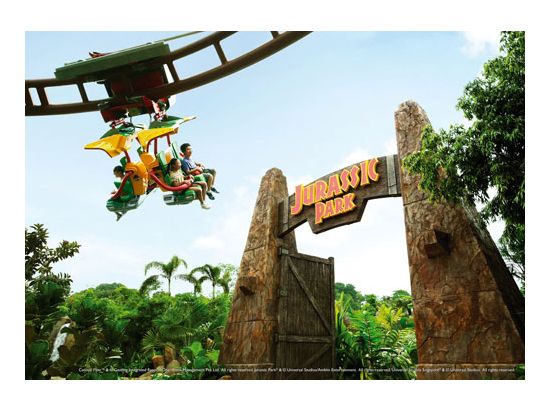 ユニバーサル・スタジオ・シンガポール＆シンガポール・オーシャナリウム入場チケット　2パークの1日パスがセットでお得！＜ホテルお迎え付き＞