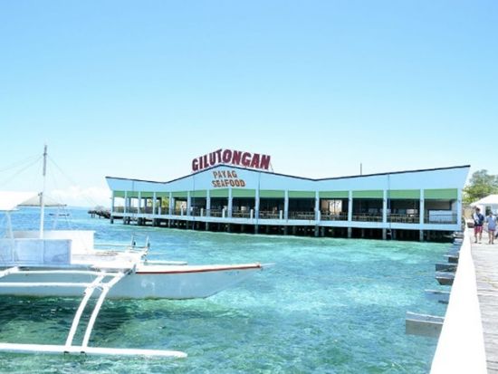 アイランドホッピング ヒルトゥガン島 バナナボートとセブ帰港後貸切チャーター付き！シーウォーカー付きプラン有＜現地ガイド日本語可／BBQランチ＞