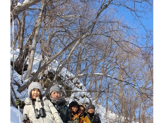 氷の滝スノーシューツアー 氷瀑をめぐる3時間コース ダイナミックな氷の滝と流氷の絶景に出会う＜1～3月／網走駅・おーろら乗船場・市内ホテル送迎付／網走市＞