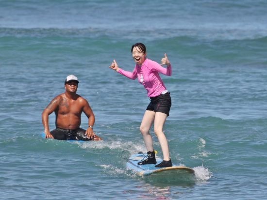 ハンズ・ヒーデマン　サーフィンレッスン