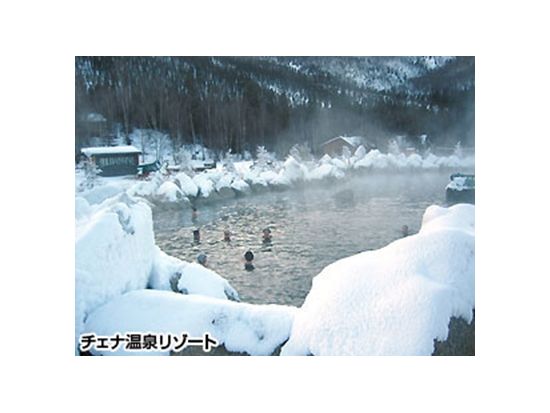 オーロラ鑑賞 in チェナ温泉　冬のアラスカ3泊4日パッケージ　氷の博物館入場券付き ＜8～3月／チェナ温泉リゾート宿泊／フェアバンクス発＞