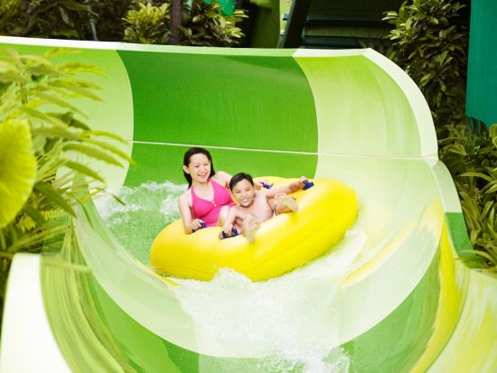 シンガポールの巨大プール施設 アドベンチャー・コーブ・ウォーターパーク 1日パス＜ホテルお迎え付き＞