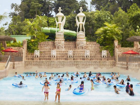 シンガポールの巨大プール施設 アドベンチャー・コーブ・ウォーターパーク 1日パス＜ホテルお迎え付き＞