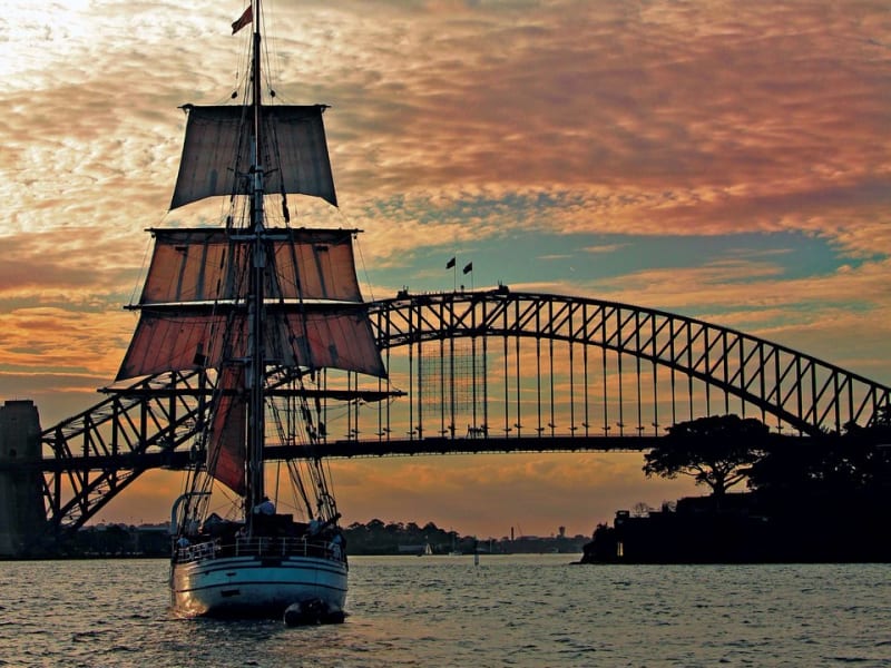 sunset dinner cruise sydney harbour australia