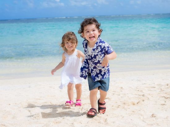 グアム キッズ＆ファミリーフォトプラン（ビーチ撮影）