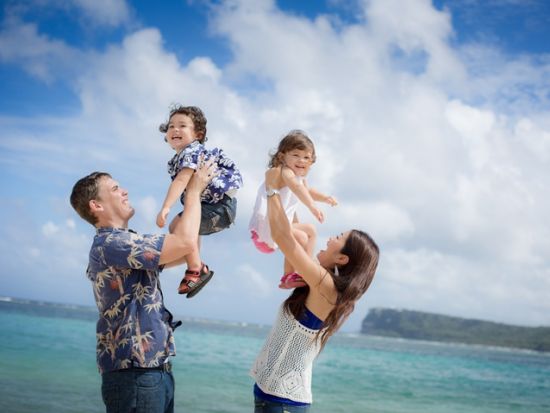 グアム キッズ＆ファミリーフォトプラン（ビーチ撮影）