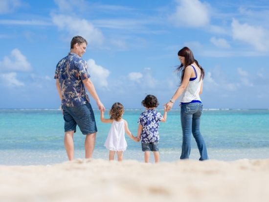 グアム キッズ＆ファミリーフォトプラン（ビーチ撮影）