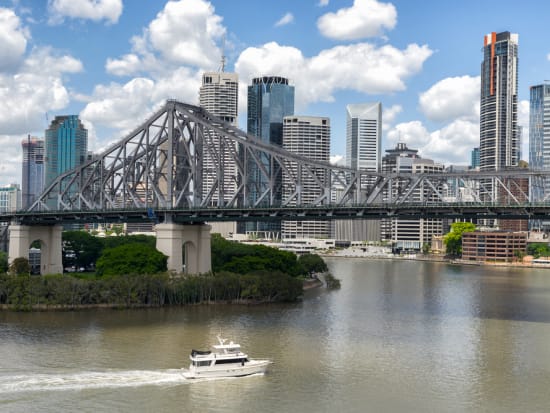 Story Bridge spanning the Brisbane River