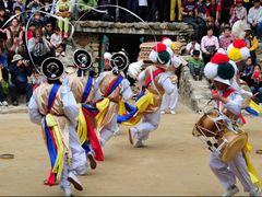 folk village procession