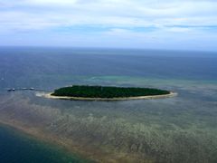 green island australia aerial view