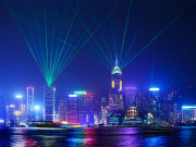 symphony of lights show hong kong victoria harbour