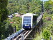 funicular train ride to penang hill