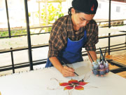Batik Painting at the Malaysian Batik Center