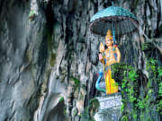 statue of lord murugan at the batu caves