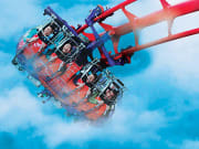 Genting Highlands theme park flying coaster