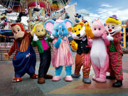 Genting Highlands theme park mascots swing ride
