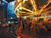 Genting theme park carousel parents with children