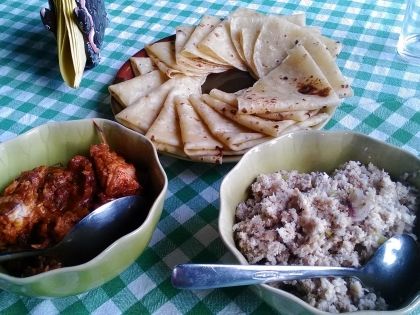 モルディブ家庭料理(イメージ)