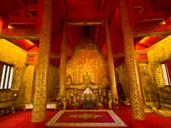 Inside Wat Phra Singh Temple