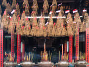 Thien Hau Temple burning incense hcmc vietnam