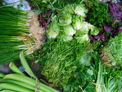 vegetables at the hoi an market