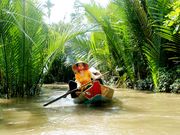 Boat trip at My Tho Mekong Delta