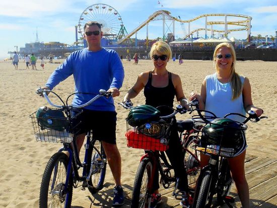 ロサンゼルス サイクリングツアー　電動自転車で巡るサンタモニカ ＜英語ガイド＞