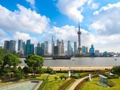 The Bund and Shanghai city skyline