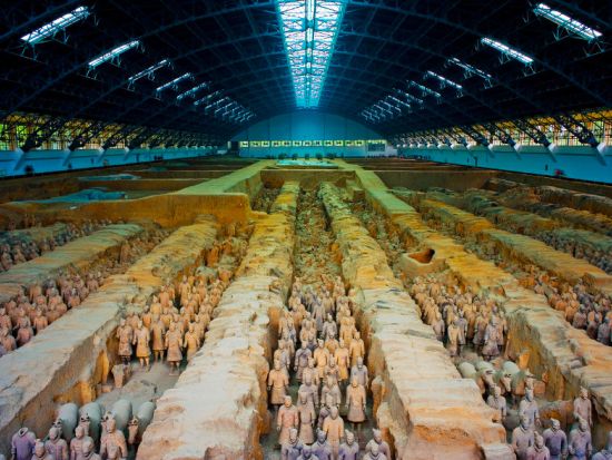 飛行機で日帰りで行く！西安1日観光ツアー＜英語ガイド／往復航空券込／上海発＞