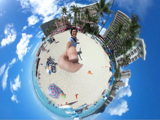 360°カメラ「RICOH THETA S」 ワイキキ受取・返却！by Vision Mobile