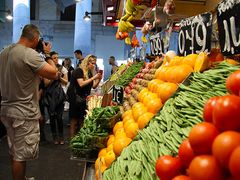 Fresh produce at a market in Barcelona
