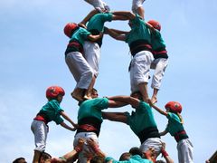 Spain_Catalan_Barcelona_Castells Human Tower