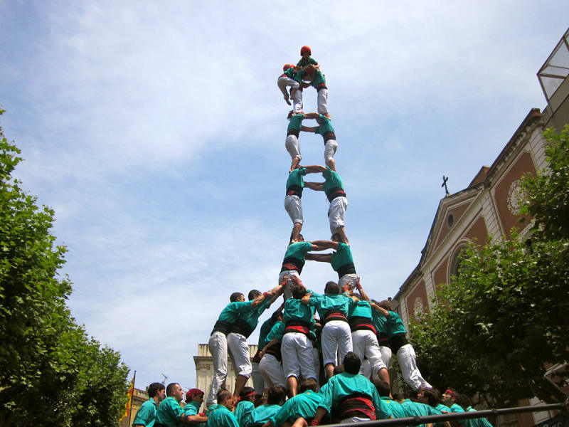 Spain_Catalan_Human Tower Castells