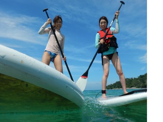 日本人インストラクターが懇切丁寧に指導！人気急上昇のSUP(スタンドアップパドル)体験＜11月～4月限定／ホテル送迎付＞